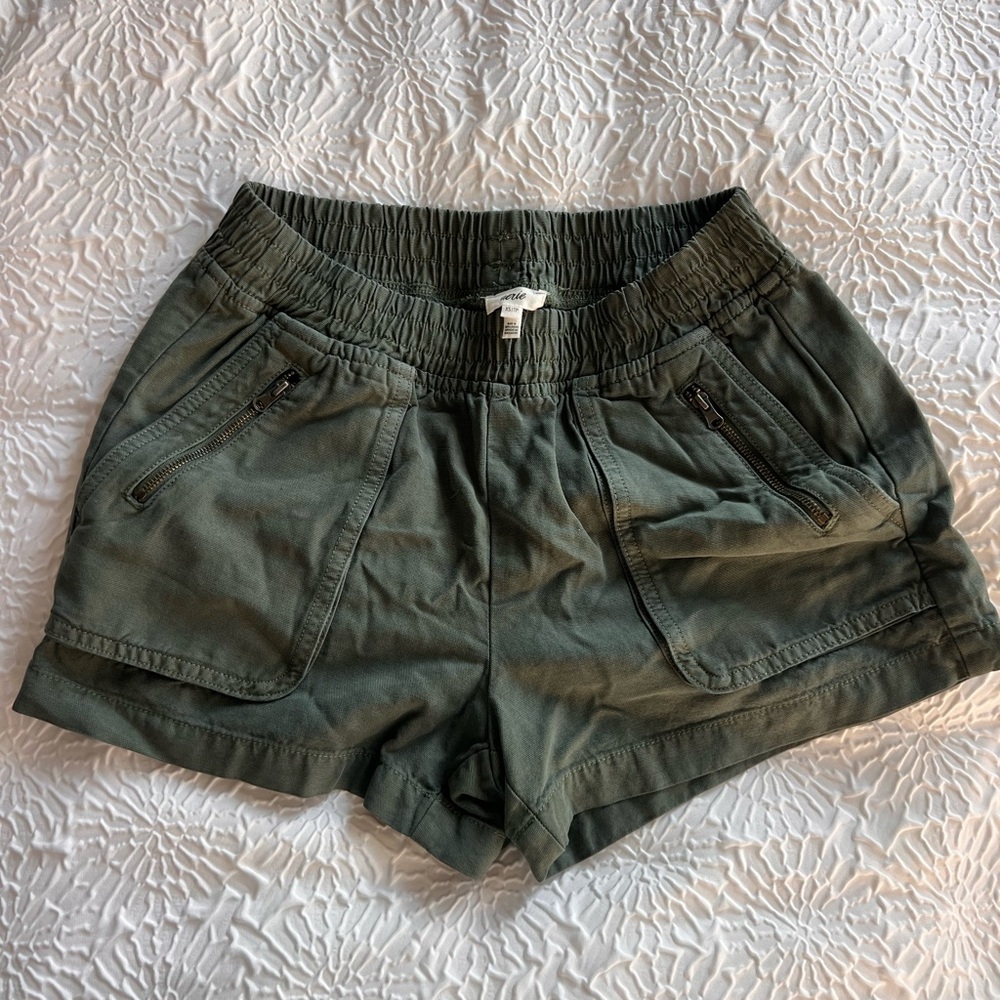 Aerie High Waist Olive Shorts